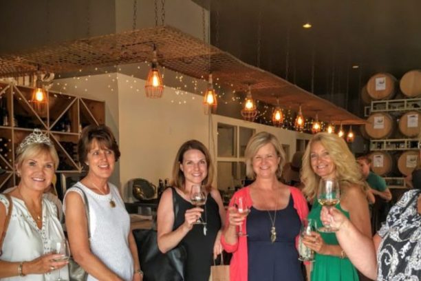 a group of people posing for a photo