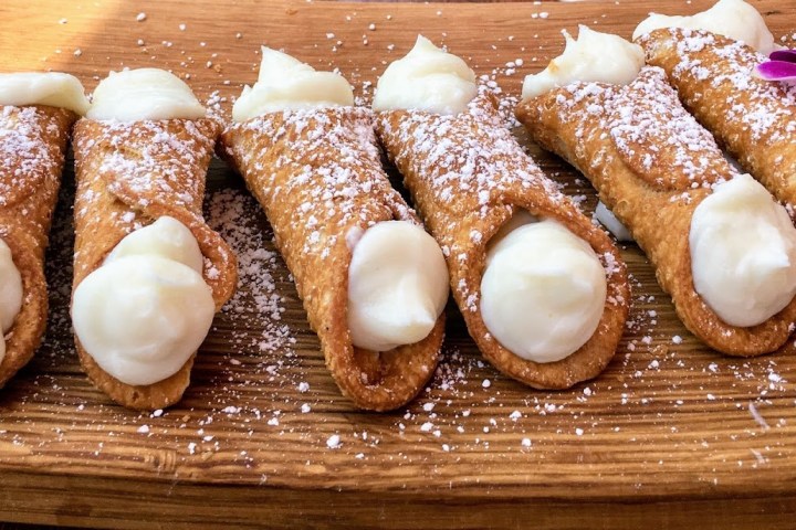 food on the cutting board