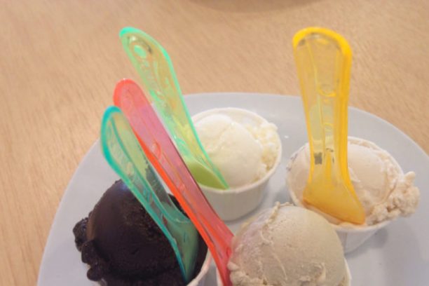 a piece of cake on a plate