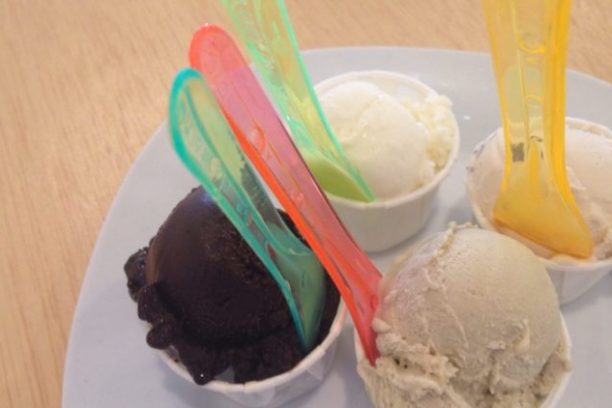 a piece of cake on a plate