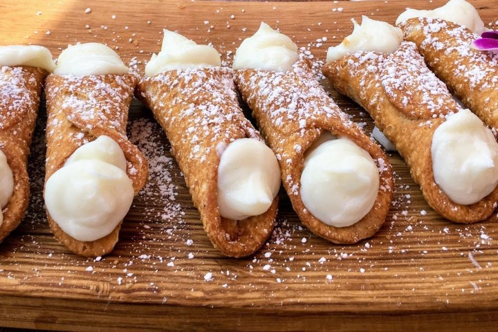 food on the cutting board