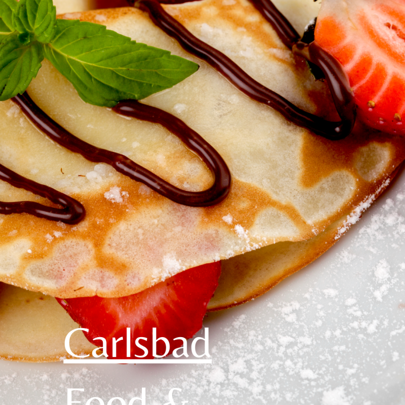 a close up of food on a plate