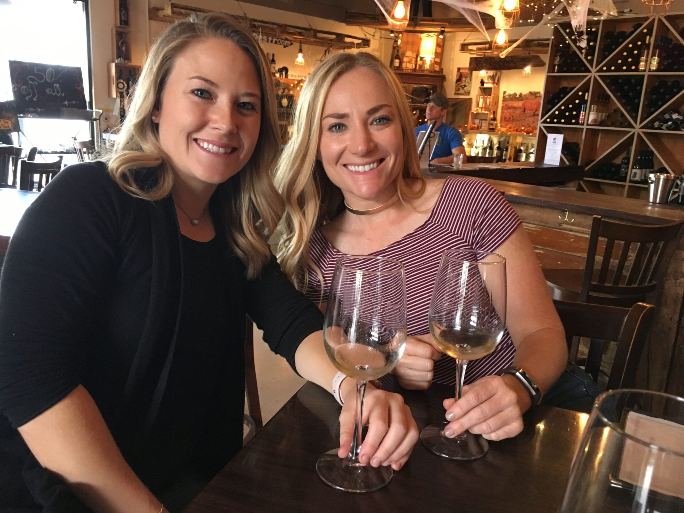 Katherine Randolph sitting at a table posing for the camera