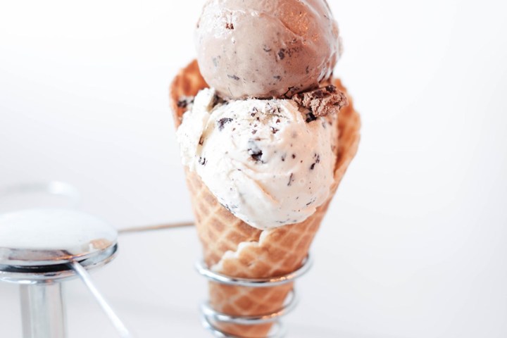 a dessert on a plate