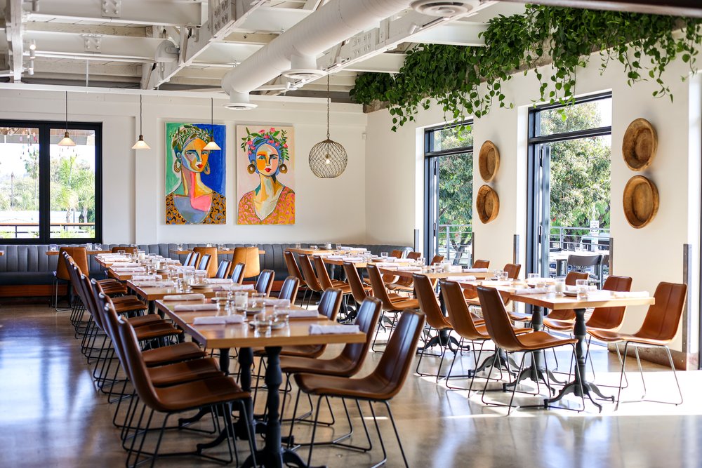 a dining room table